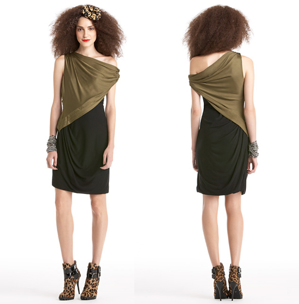 Rachel Roy Martini with a Twist Dress (Green)