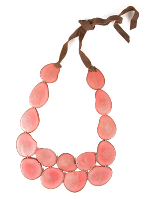 The Andean Collection Tagua Bib necklace