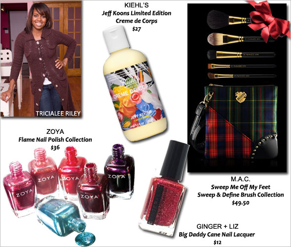 What's haute on her holiday wish list? Tricialee Riley of The Polish Bar Brooklyn