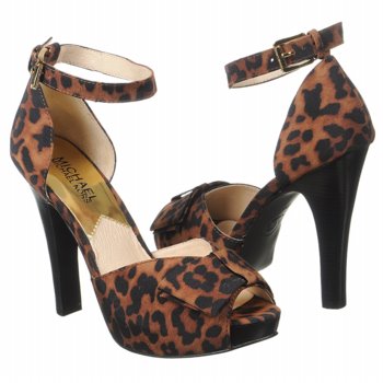 MICHAEL Michael Kors Nadia leopard print Ankle-Wrap Sandal