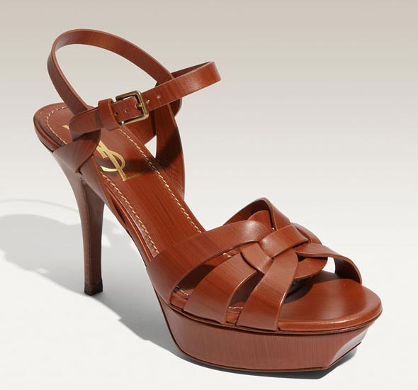 Yves Saint Laurent 'Tribute' Sandal with the 4" heel