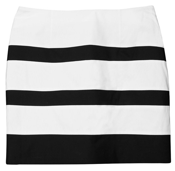 h&m-lanvin waste-striped-skirt