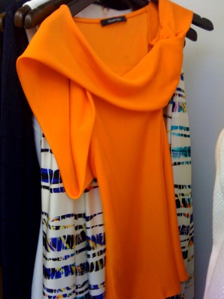 Rachel Roy orange blouse