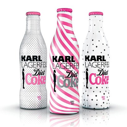 Karl Lagerfeld Diet Coke bottles