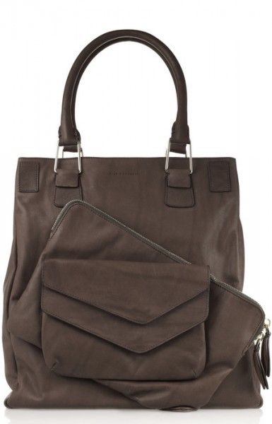 Pauric Sweeney Pocket leather tote front