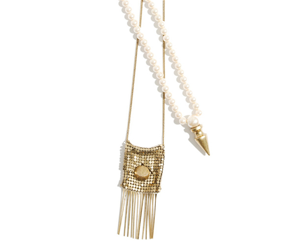 Eddie-Borgo-for-J.-Crew-Fringed-mesh-necklace-Pearl-cone-necklace