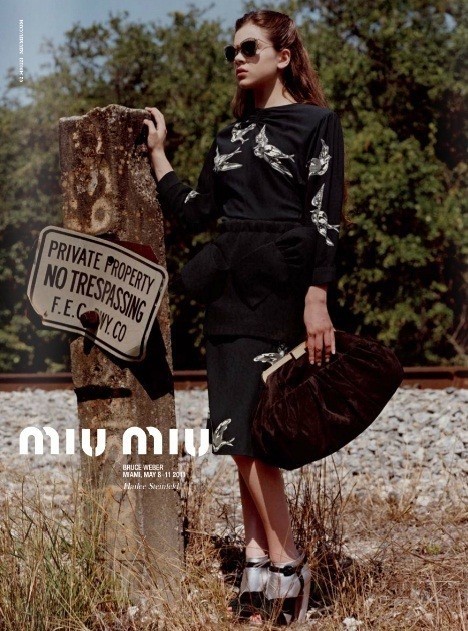 Hailee Steinfeld First Ad for Miu Miu Debuts