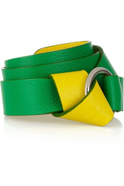 Jil Sander Reversible two-tone leather belt