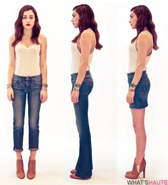 MOTHER-Denim-Fall-2011-Lookbook-Frisco-Kid-Skinny-Not-Skinny-Runaway-Skinny-skirt