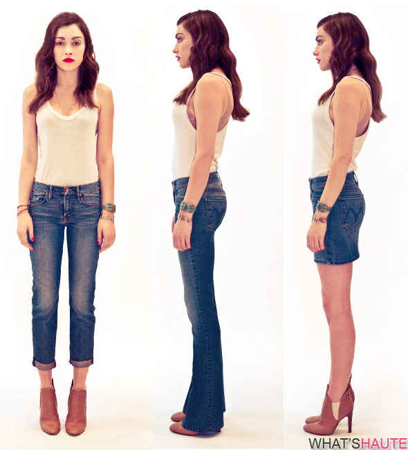 MOTHER-Denim-Fall-2011-Lookbook-Frisco-Kid-Skinny-Not-Skinny-Runaway-Skinny-skirt