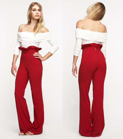Katie May red JaPAM trouser pants