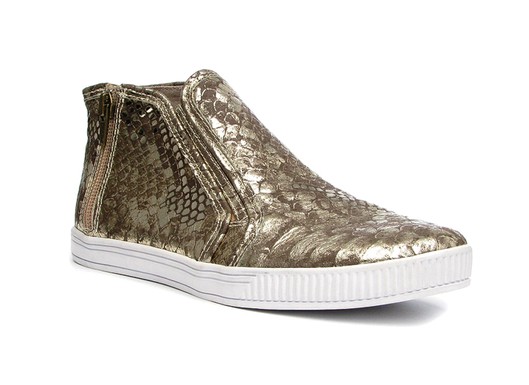 Nine West Original Sneakers gold python