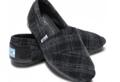 Haute for Fall: TOMS + The Row Italian wool and cashmere shoes