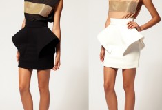 Haute buy: Aqua ‘Klingon’ Peplum Skirt