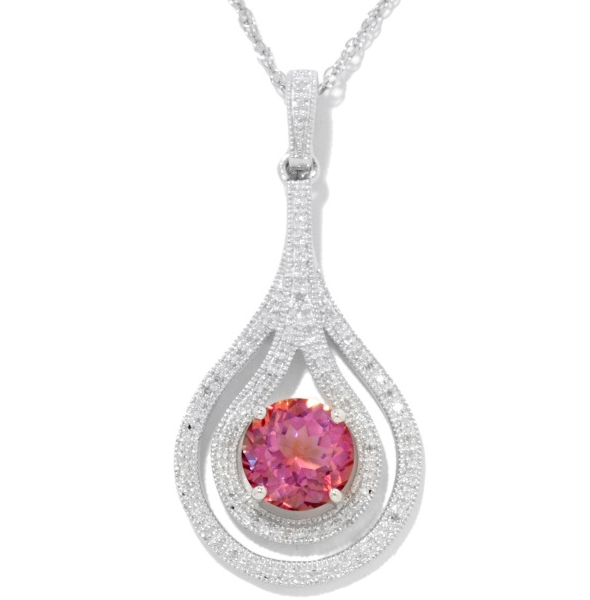 Ramona-Singer-3.52-Pink-Quartz-and-Diamond-Pendant-Sterling-Silver-with-18-in-Chain what's haute
