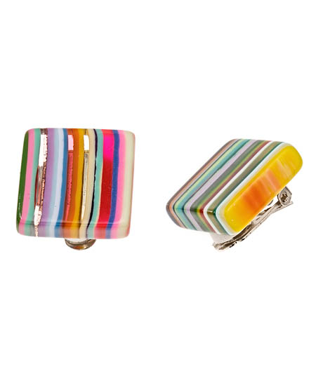 Sobral Pop Art Clip-on Earrings