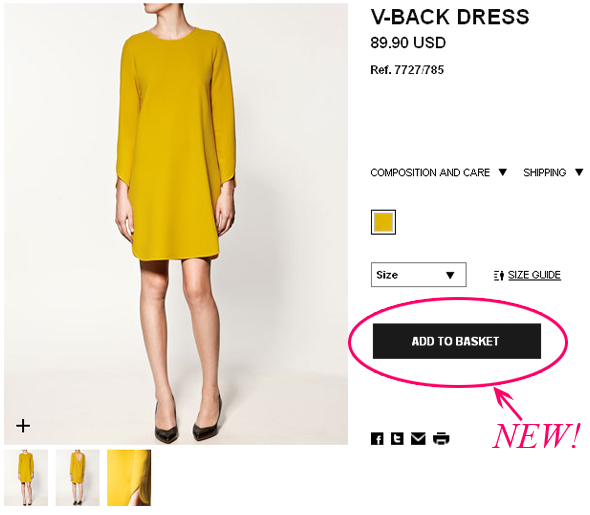 zara dresses online usa