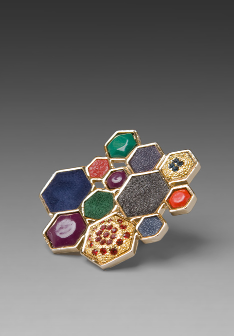 Haute buy: House of Harlow by Nicole Richie Mixed Media Large Cluster Ring
