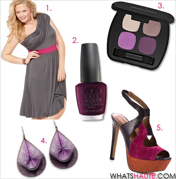 Maternity-style-what's-haute Soprano Plus Size Dress, One Shoulder Ruched Empire Jessica Simpson Shoes, Bendie Platform Pumps bareMinerals READY Eyeshadow 4.0 OPI Black Cherry Chutney nail polish Peruvian thread earrings