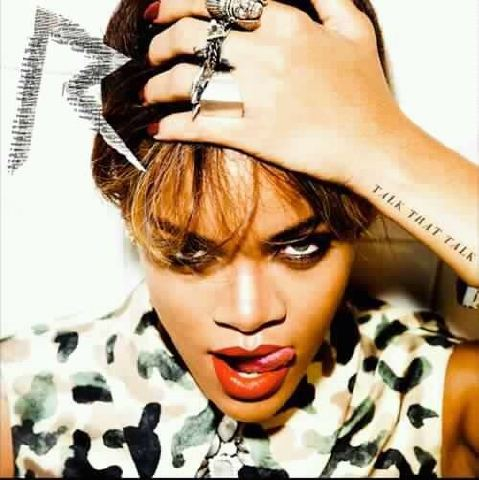 Rihanna on Talk That Talk album cover Opening Ceremony