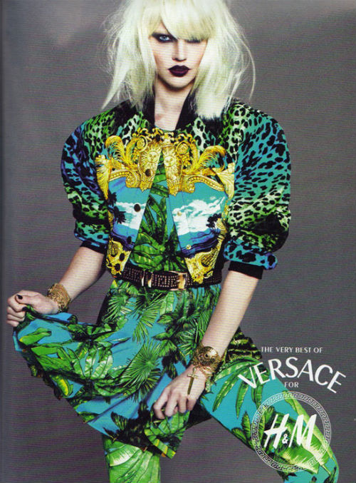 Versace for H&M collaboration advertisement