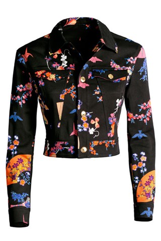 Versace for H&M - printed denim jacket