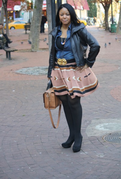 My-style-H&M-denim-top-Asos-Aztec-print-skirt-Kate-Spade-Bow-Bridge-Kennedy-bag-Charles-David-pumps-5