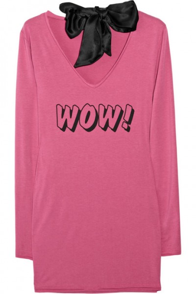 Moschino Cheap and Chic hot-pink slogan T-shirt
