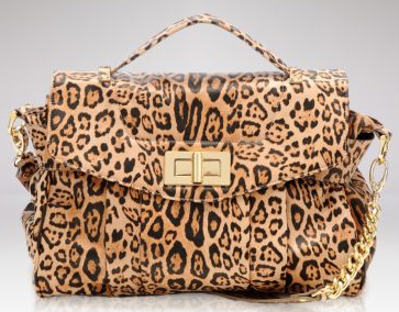 Be&D Rowan Animal Print Satchel