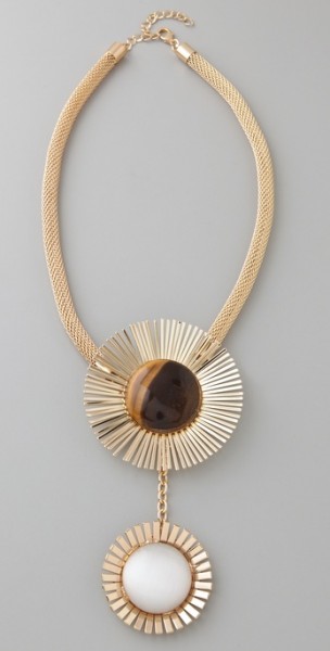 Tuleste Market Double Sunburst Pendant Necklace