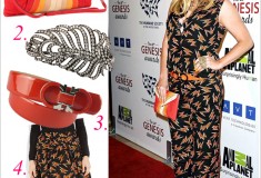 Get her haute look: Ke$ha cleans up nicely in Miu Miu and Salvatore Ferragamo at the 26th Annual Genesis Awards