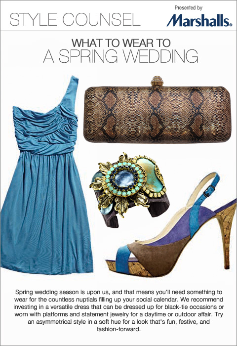 Marshalls StyleCounsel - What to Wear to a Spring Wedding