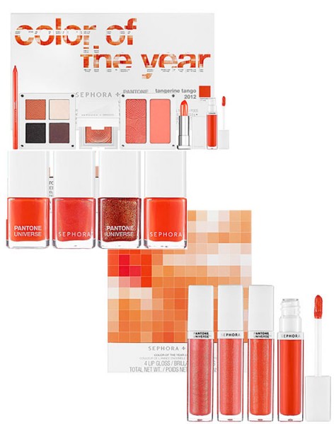 Sephora + Pantone Universe Color of the Year 2012 beauty collection - eyeshadow, nail polish and lip gloss