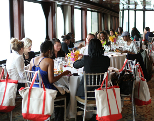 Hawaiian Tropic & Glam host 'Things We Love' Summer Sail - tables