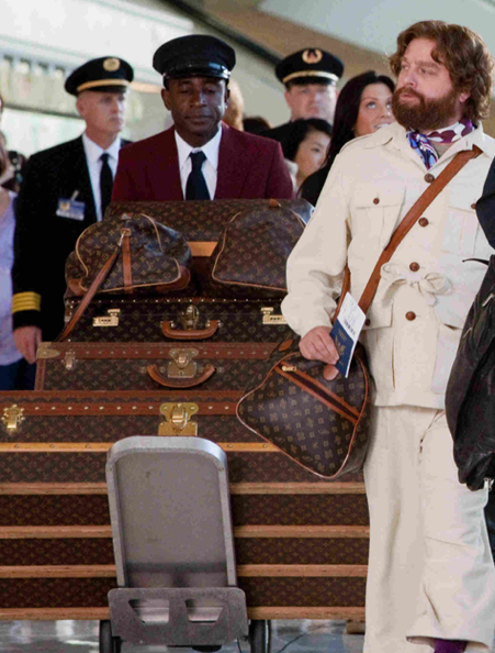 Fake Louis Vuitton luggage in Hangover II