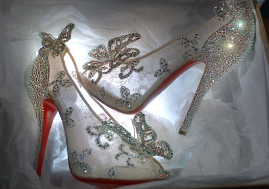 Christian Louboutin Cinderella shoes