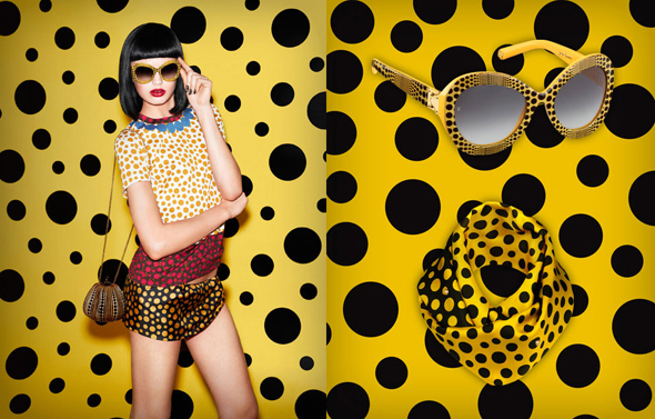 Louis Vuitton Yayoi Kusama dot inspired collection