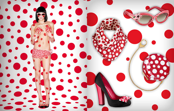 Louis Vuitton Yayoi Kusama dot inspired collection