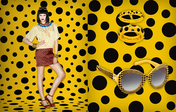 Louis Vuitton Yayoi Kusama dot inspired collection