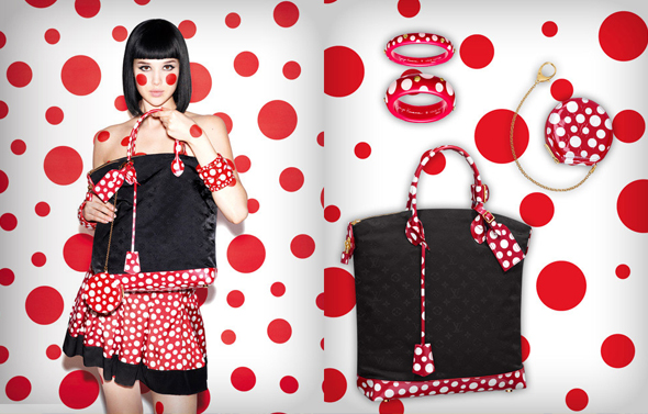 Louis Vuitton Yayoi Kusama dot inspired collection