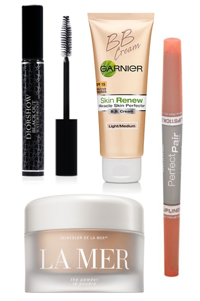 Summer beauty products - Wet 'n' Wild Perfect Pair Lip Wand, Dior Diorshow Black Out Waterproof Mascara, La Mer The Powder in Translucent, Garnier Skin Renew Miracle Skin Perfector B.B. Cream