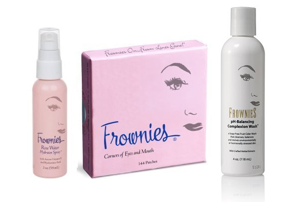 Frownies Corner of Eyes & Mouth Rose Water Combo - Pink & pH Balancing Complexion Wash