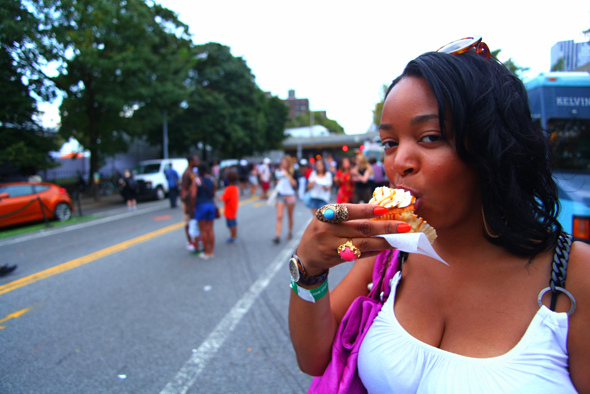 2012 Afropunk Festival in Brooklyn - cupcake