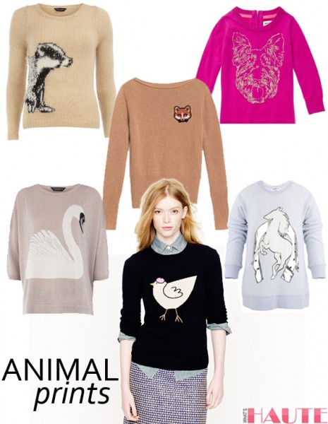 Animal sweaters