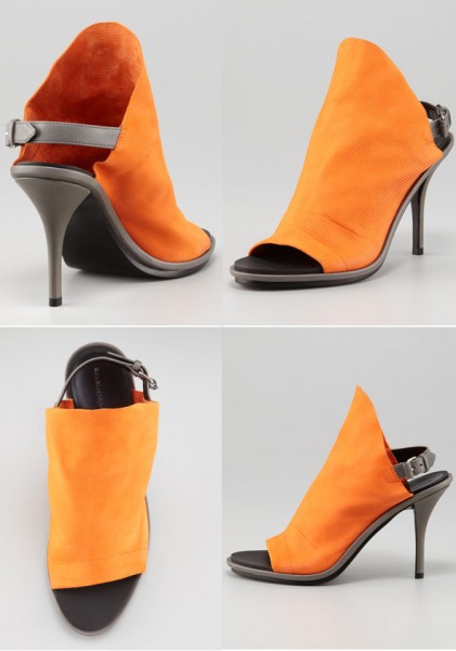 Haute buy: Balenciaga Ribbed Leather Glove Slingbacks