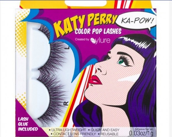 Katy Perry Color Pop fake eyelashes