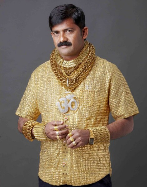 Datta Phuge gold shirt