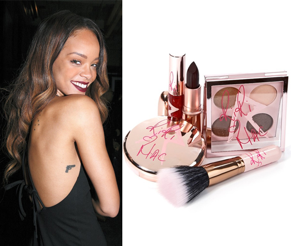Rihanna Hearts MAC cosmetics line and makeup collection