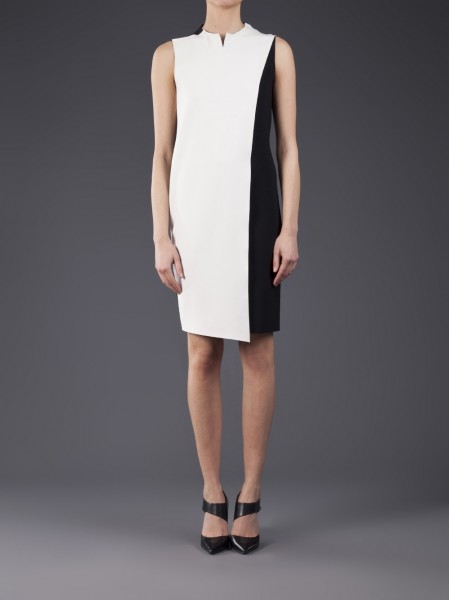 Cedric Charlier Sleeveless colorblock dress