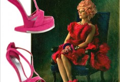 Haute splurge: Alexander McQueen Runway Platform No-Heel Sandals (as seen on ‘Effie Trinket’)